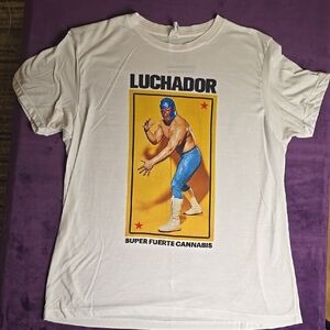 Luchador Graphic Super Fuerte Caninibas M/F T-Shirt XL